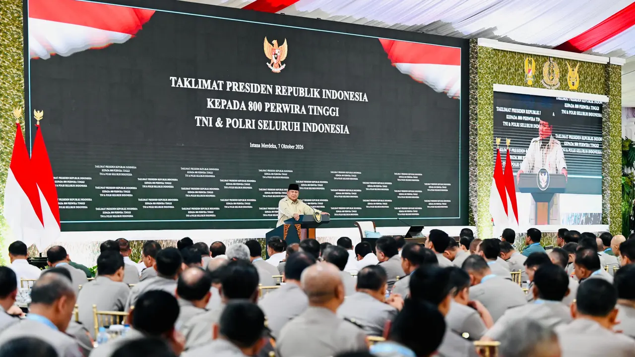 Prabowo Kumpulkan 800 Pati TNI-Polri Jelang 2 Tahun Kepemimpinan