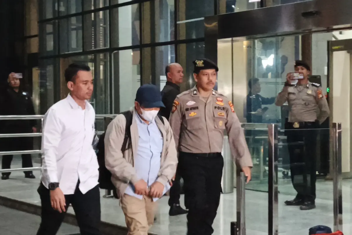 Bupati Lombok Barat Lalu Ahmad Zaini di Gedung Merah Putih KPK. (Liputan6.com/Dimas)