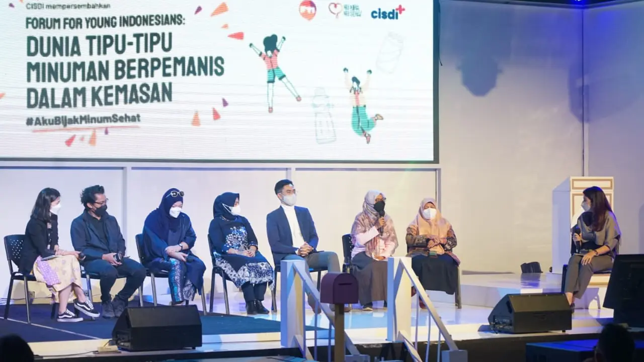 400 Anak Muda Dorong Pemerintah Terapkan Cukai MBDK. Foto: CISDI