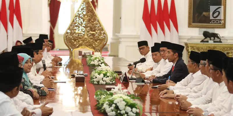 Presiden Jokowi Terima Para Qori Tingkat Internasional di Istana Merdeka