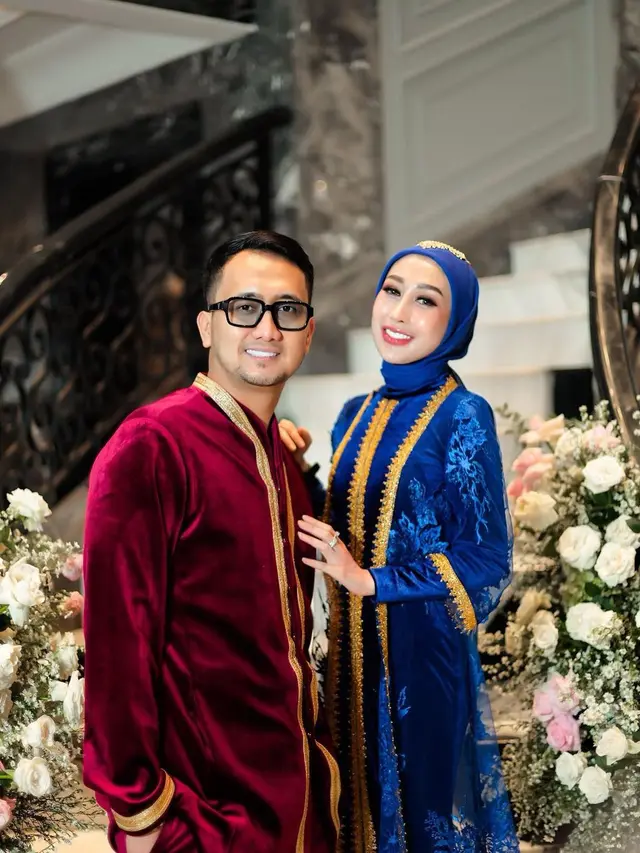 Reza Gladys dan Attaubah Mufid. (Foto: Dok. Instagram @rezagladys)