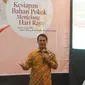 Menteri Amran Sulaiman saat acara Fokus Group Diskusi mengenai kesiapan bahan pokok menjelang Hari Raya.