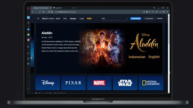 Ilustrasi Disney Plus Hotstar.