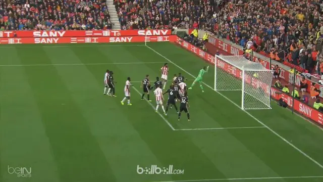 VIDEO: Highlights Premier League, Stoke City Vs Manchester United 2-2