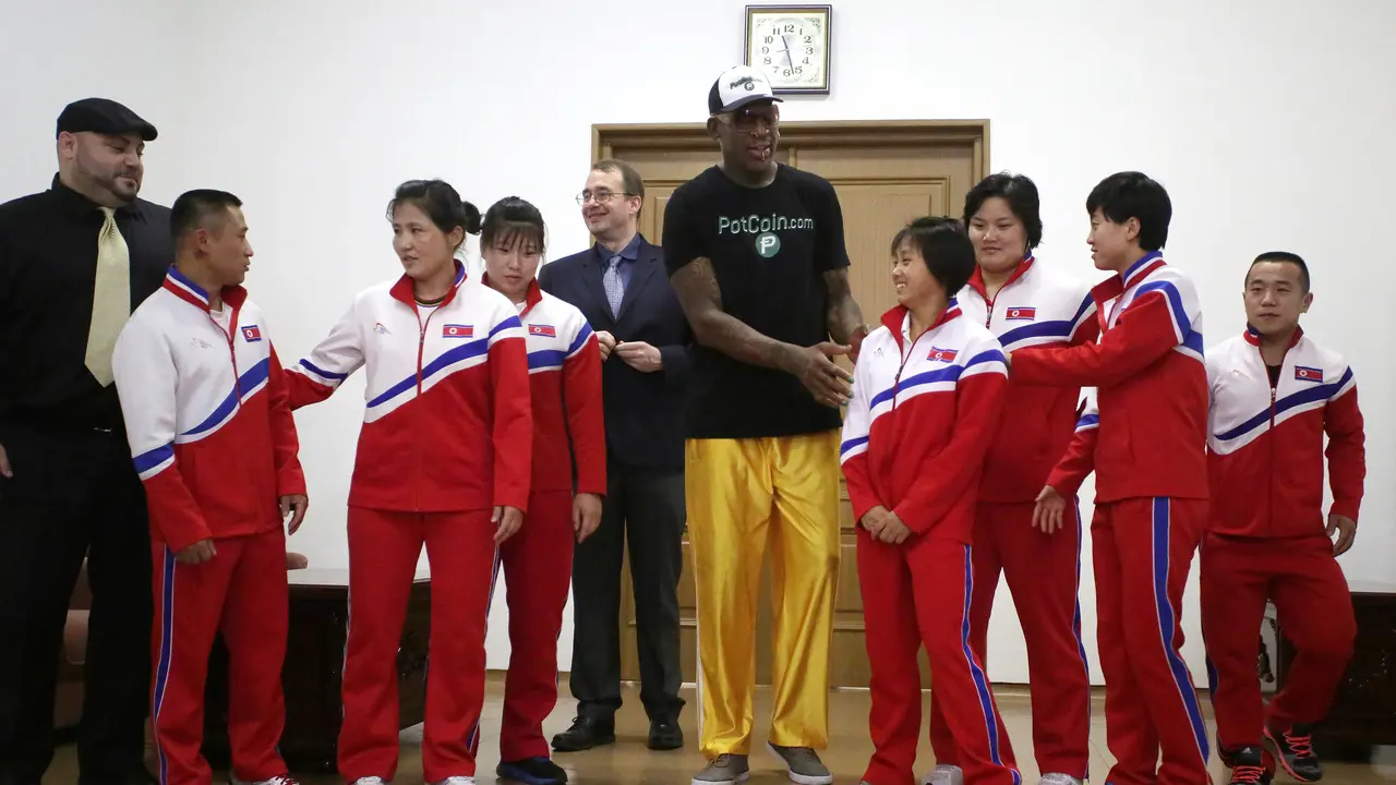 Aktivitas Dennis Rodman saat Berada di Korea Utara