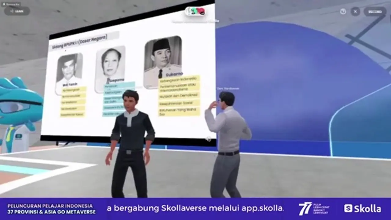 Metode belajar Imersif menggunakan Metaverse pertama di Indonesia.