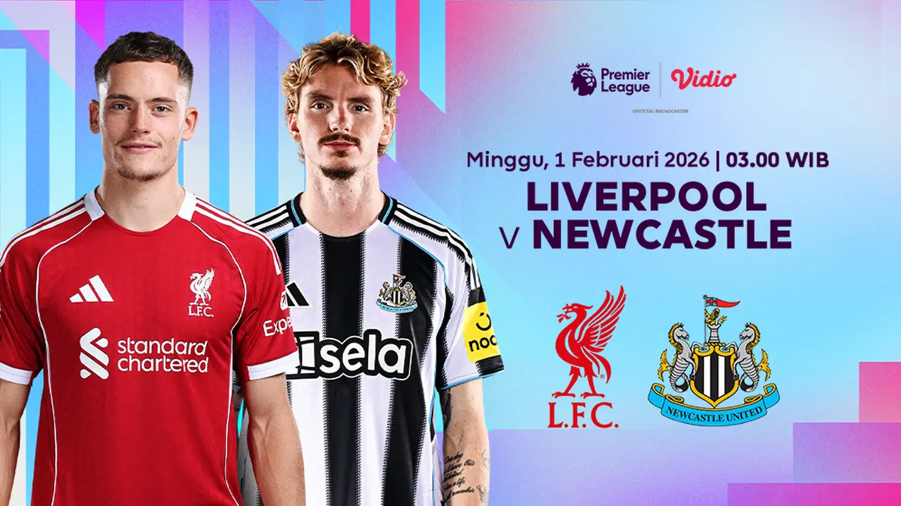 Saksikan Liverpool vs Newcastle eksklusif di Vidio. (dok. vidio.com)
