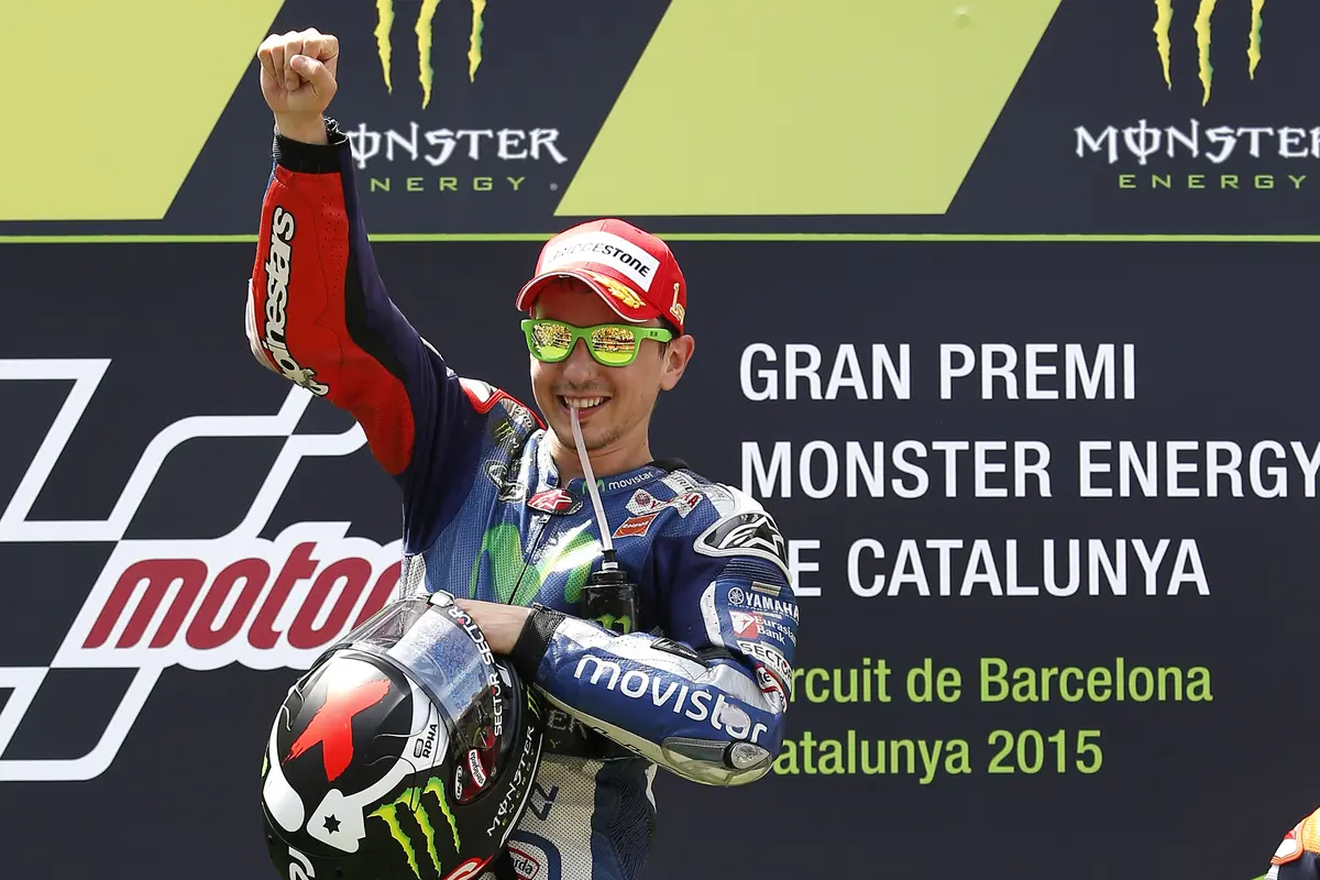 Jorge Lorenzo juara di GP Catalunya