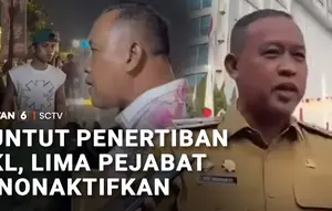 Penertiban PKL, Lima Pejabat Dinonaktifkan