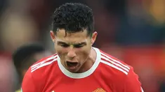 Bintang Manchester United, Cristiano Ronaldo akan melakoni laga ke-16 melawan Manchester City dalam Derby Manchester di Liga Inggris akhir pekan ini. Masih memegang rekor kemenangan, berikut 7 catatan menarik saat CR-7 menghadapi Man City di 15 laga sebelumnya. (AFP/Lindsey Parnaby)