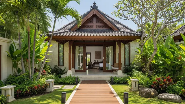 Ide Jalan Setapak Bergaya Resort/AI Generated