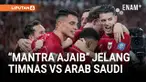 Beragam doa dan harapan jelang Timnas Garuda melawan Arab Saudi.