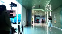 Kantor Kesehatan Palembang (KKP) mengaktifkan setiap hari mesin Thermal Scanner di Bandara Internasional SMB II Palembang dan Pelabuhan Boom Baru Palembang (Liputan6.com / Nefri Inge)