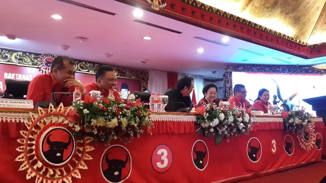 Rakernas III PDIP di Bali, 2018 (Liputan6.com/ putu)