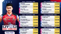 Jadwal Siaran Langsung Livoli Divisi Utama 2024 - Final Four di Vidio