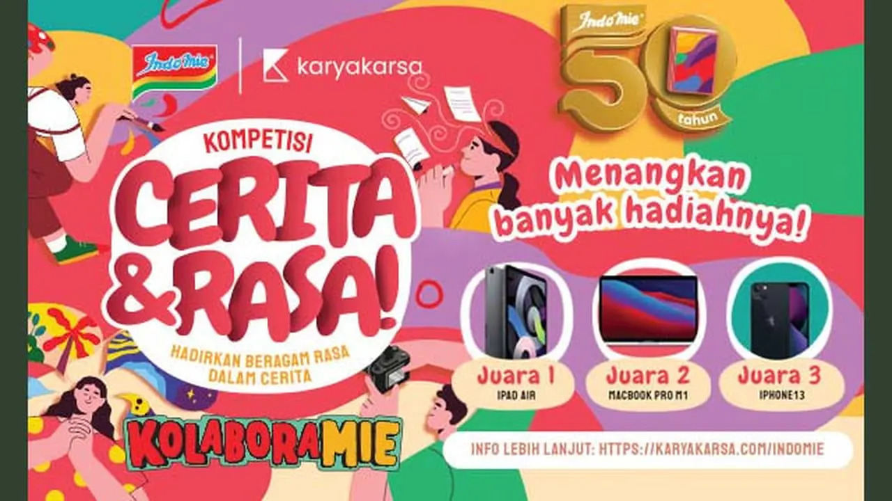 Indomie dan KaryaKarsa Mengapresiasi Para Konten Kreator lewat Kompetisi Cerita dan Rasa