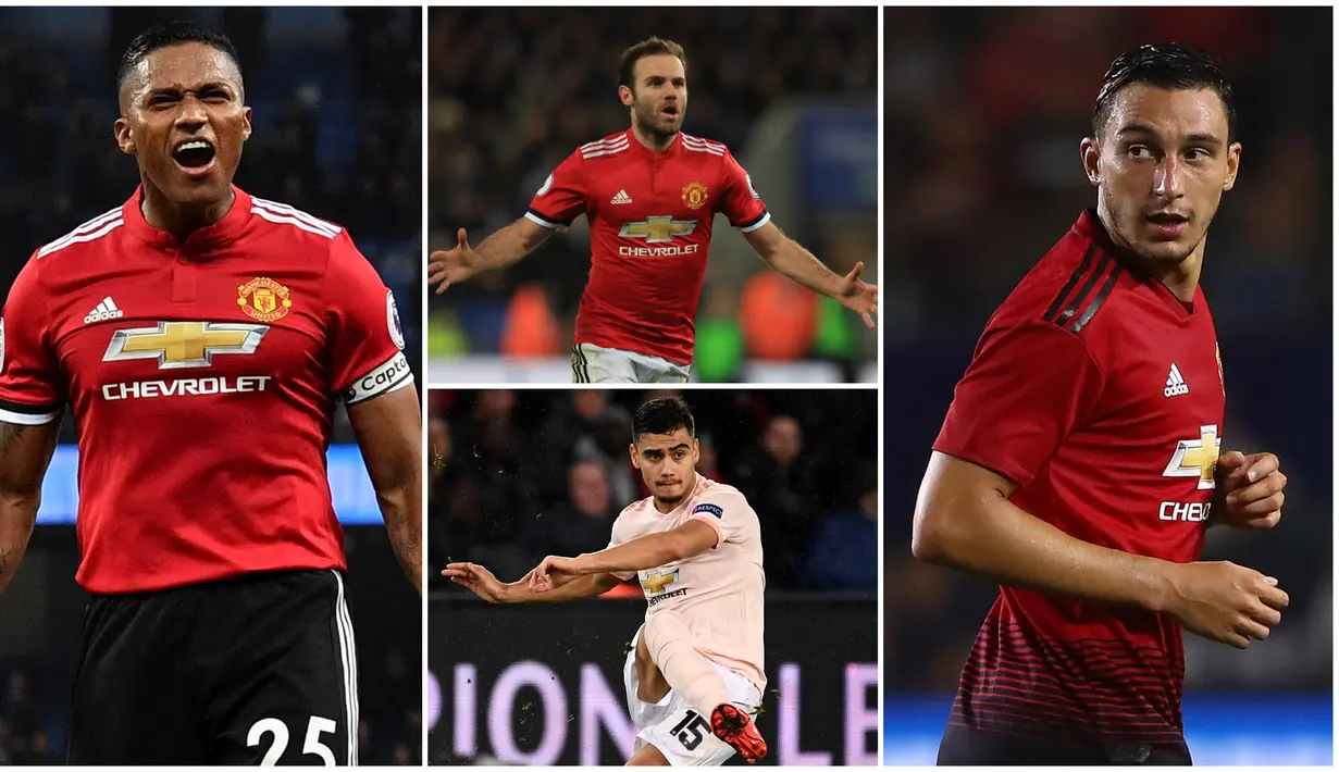 Berikut ini empat pemain Manchester United yang berstatus free transfer jika tidak diperpanjang kontraknya oleh Setan Merah. (Foto Kolase AP dan AFP)