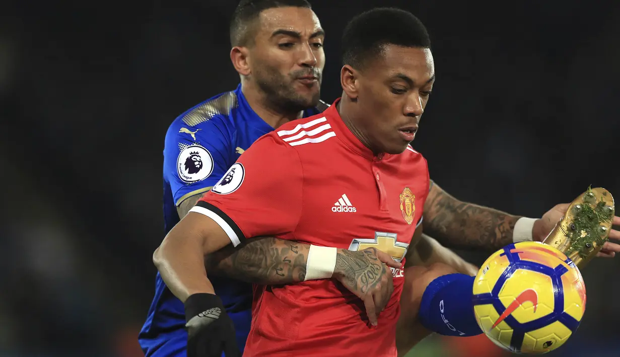 3. Anthony Martial - Pemain asal Prancis ini hanya menjadi pemain supersub di skuad Setan Merah. Kedatangan Alexis Sanchez ke Old Trafford tentu membuat mantan pemain AS Monaco itu akan semakin sulit untuk mendapat menit bermain. (AP/Mike Egerton)