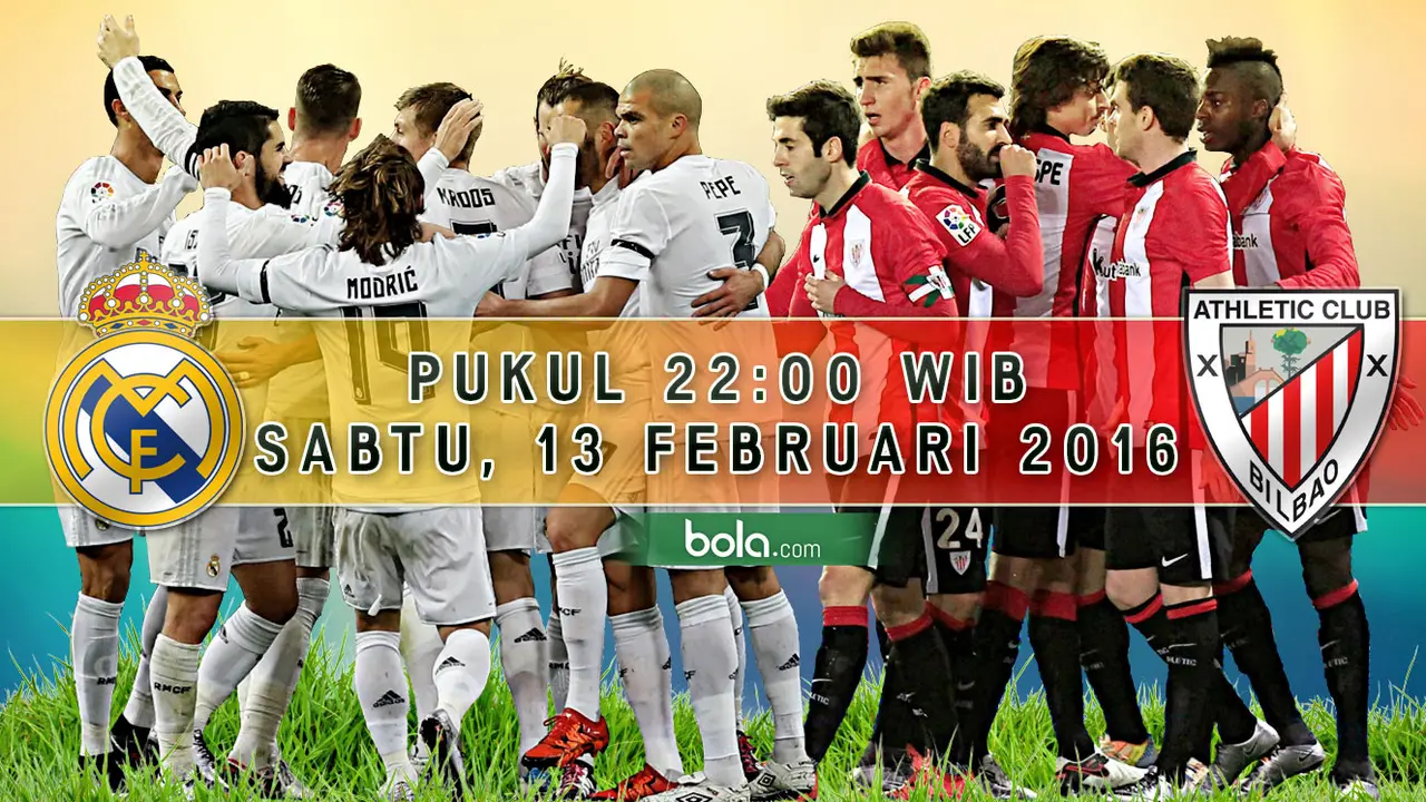 Real Madrid vs Athletic Club Bilbao (Bola.com/Samsul Hadi)