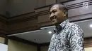 Tersangka kasus dugaan korupsi e-KTP, Markus Nari saat jeda sidang lanjutan dugaan korupsi E-KTP  dengan terdakwa Irvanto H Pambudi dan Made Oka Masagung di Pengadilan Tipikor, Jakarta, Selasa (25/9). (Liputan6.com/Helmi Fithriansyah)