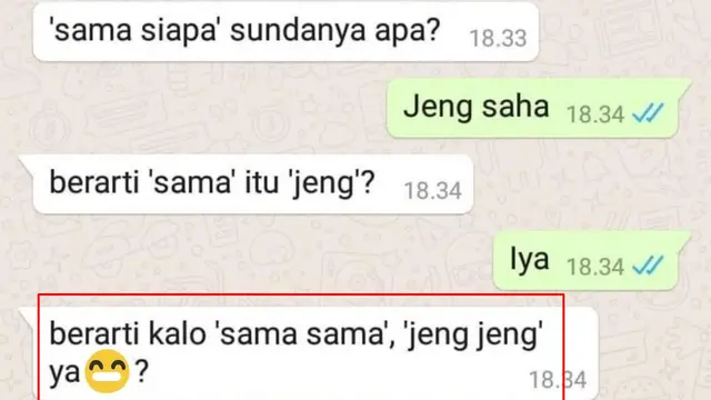 6 Chat Orang Tanya Tapi Enggak Nyambung Ini Bikin Mikir Dua Kali