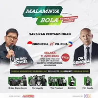 Oki Rengga di event Malamnya Bola (Dok. KLY)