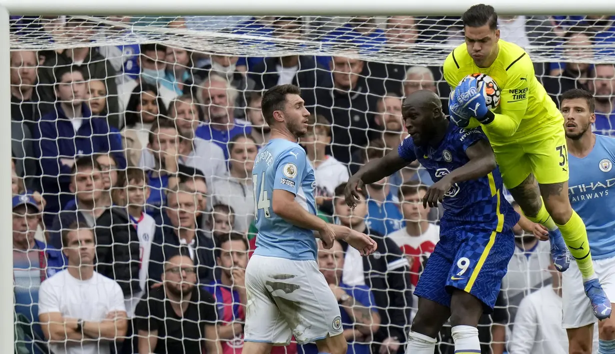 Statistik mencatat, The Citizen tampil dominan dengan penguasaan bola mencapai 60 persen. (AP/Alastair Grant)