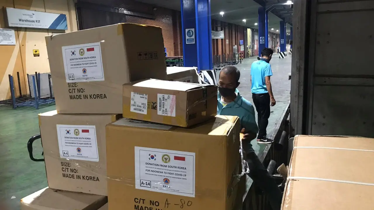 Bantuan dari Korsel ke Indonesia untuk lawan Virus Corona (COVID-19).