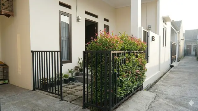 Model Pagar Rumah untuk Jalan Gang Sempit