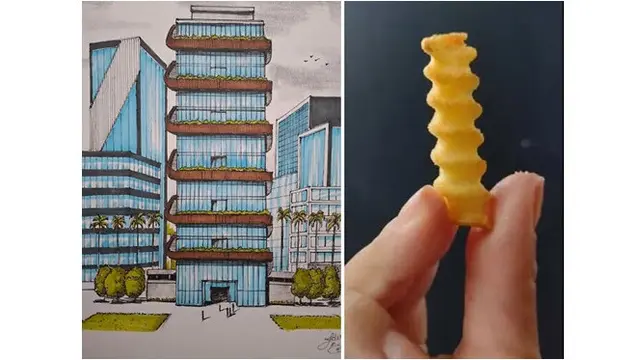 6 Makanan Sederhana Ini Jadi Objek Inspirasi Bikin Desain Gedung Futuristik