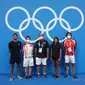 Dua perenang Indonesia di Olimpiade Tokyo, Aflah Fadlan Prawira dan Azzahra Permatahani. (NOC Indonesia).