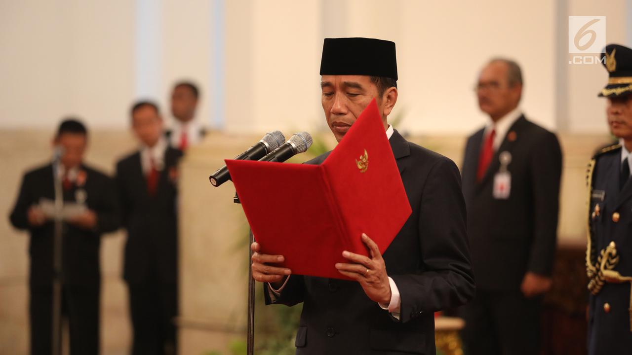 Presiden Jokowi Lantik Wakapolri Syafruddin Jadi Menpan-RB
