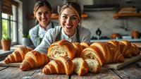 resep croissant ©Ilustrasi dibuat AI