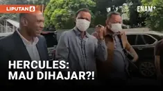 Hercules Ancam Hajar Wartawan saat Penuhi Panggilan KPK