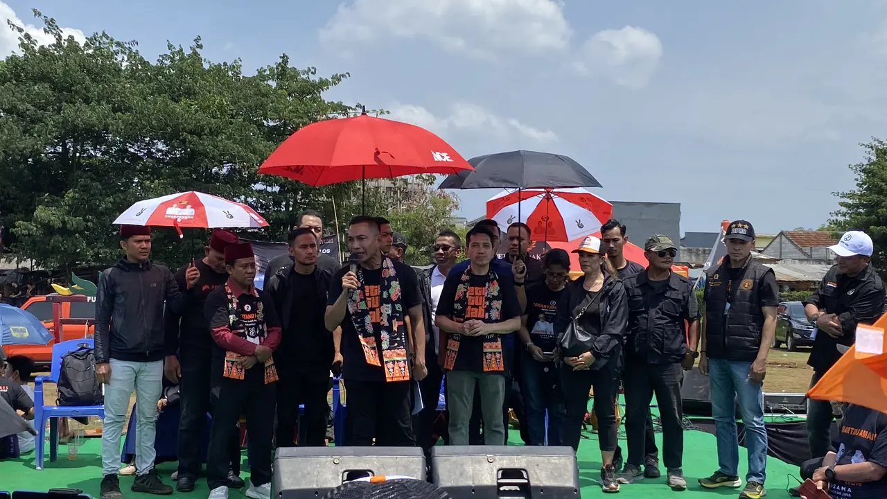 Pasangan calon Gubernur dan Wakil Gubernur DKI Jakarta nomor urut 2, Dharma Pongrekun-Kun Wardana Abyoto