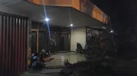 Rumah di Jalan Kawi Semarang ini mendadak menarik perhatian karena ada dua warga tiongkok yang kabur. (foto : Liputan6.com/edhie prayitno ige)