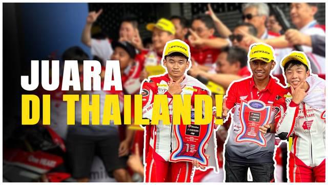 Dari balik paddock hingga finis di podium, video ini mengupas perjalanan penuh tantangan para pebalap Astra Honda   kerja keras tim mekanik, strategi balap, momen-momen menegangkan di lintasan, hingga selebrasi kemenangan yang penuh haru.