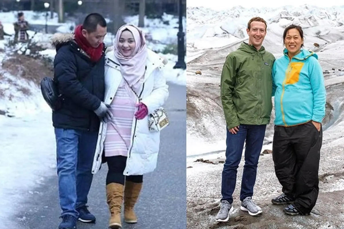 Ini bedanya istri Bos Facebook dan First Travel. (Sumber Foto: Facebook - Instagram)