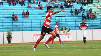 Madura United mengawali ajang Magelang Cup 2017 dengan kemenangan atas PSMP Mojokerto Putera. (Bola.com/Romi Syahputra) 
