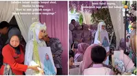 Pengantin Wanita Bawa Foto Ibu di Pernikahan. (Sumber: TikTok/@zakiah_makeup)