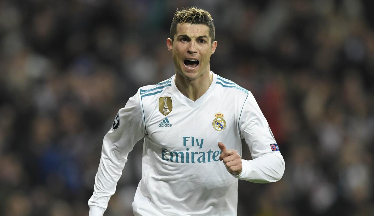 2. Cristiano Ronaldo (Manchester United, Real Madrid) - 19 Gol. (AFP/Gabriel Bouys)