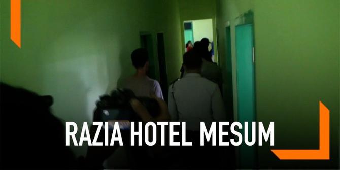VIDEO: Polisi Razia Hotel Mesum yang Beroperasi saat Ramadan