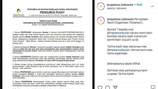 Tak Ingin Lanjutkan ke Ranah Hukum, Propeksos Cabut Somasi kepada Deddy Corbuzier