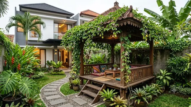 14 Tanaman Rambat yang Cocok untuk Gazebo, Suasana Sejuk Sepanjang Hari
