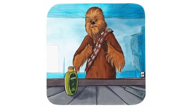 Agar bulu dan rambutnya terhindar dari lepek, Chewbacca harus beli sampo.