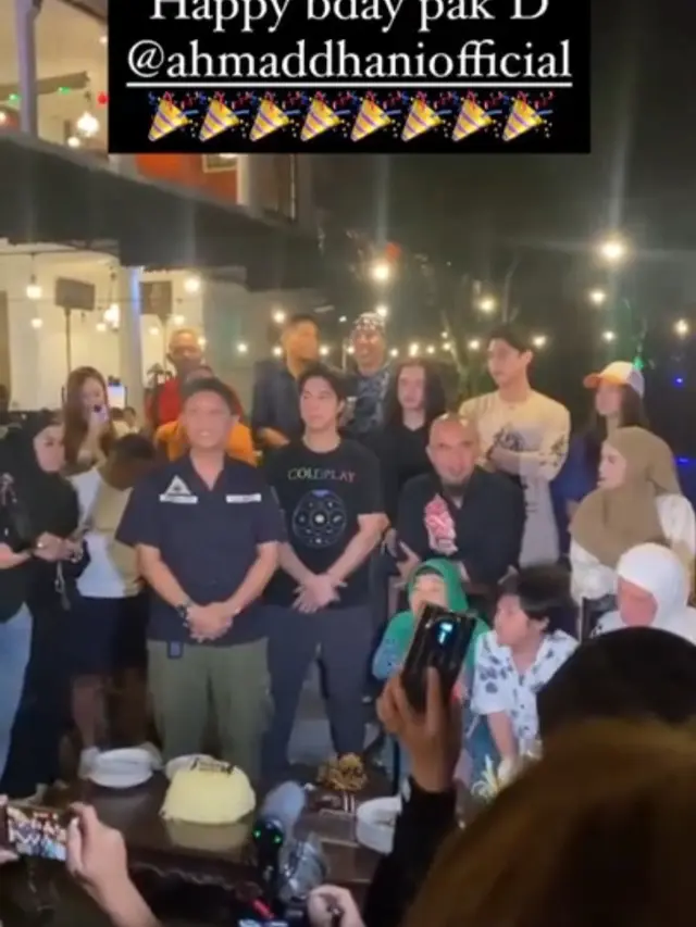Momen Ulang Tahun Ahmad Dhani Ke-52, Dihadiri Keluarga Inti dan Sahabat Dekat