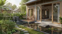 Cara Membuat Area Santai Menyatu dengan Kolam Ikan Mini di Halaman, Tips Wujudkan Oase Pribadi