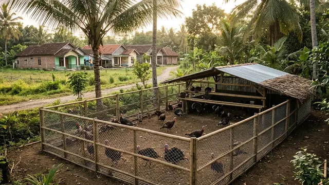Ide Memelihara Ayam Kalkun Skala Rumahan