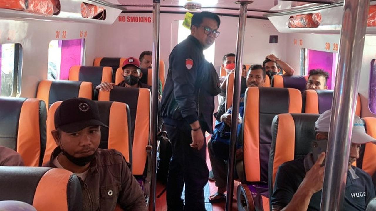 Pnyerahan Pekerja Migran Indonesia ke pihak terkait untuk dibina.