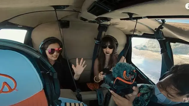 6 Momen Liburan Ashanty dan Nia Ramadhani di Bali, Sempat Takut Naik Helikopter